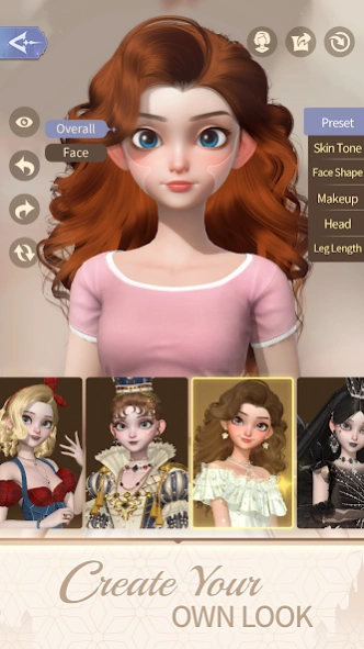 open lace back dress Princess Costume