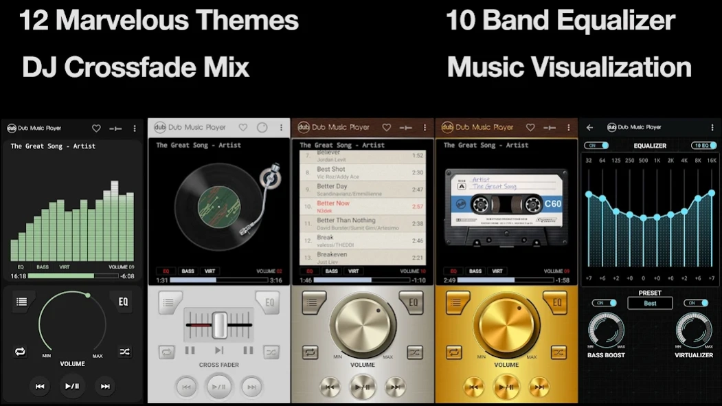 Review Screenshot - Audio Player – Play Music in High-Quality Stereo Sound