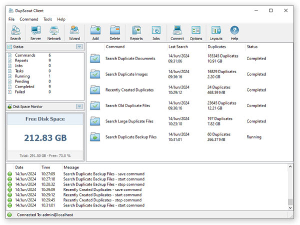 DupScout Server 18.2.14 Screenshot