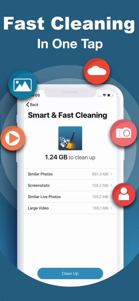 Cleanup App · Phone Cleaner 1.5 Screenshot