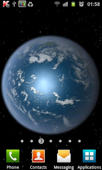 Review Screenshot - Make Your Device’s Screen More Dynamic with the Earth Live Wallpaper