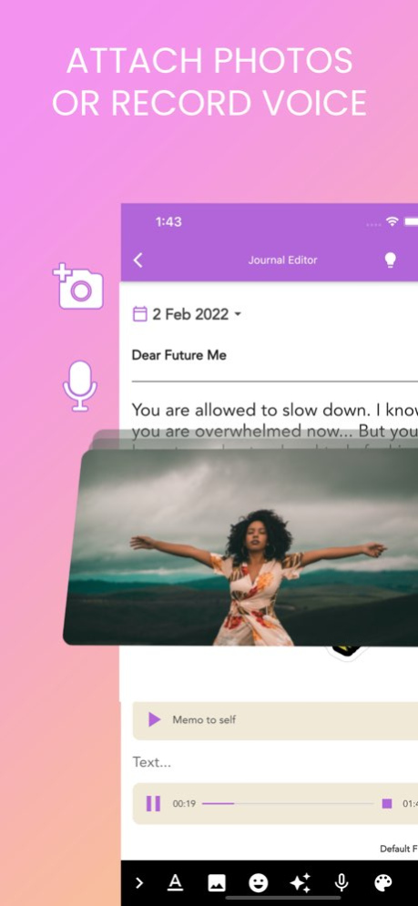 Ease Journal -Diary &Gratitude 1.0.5 Screenshot
