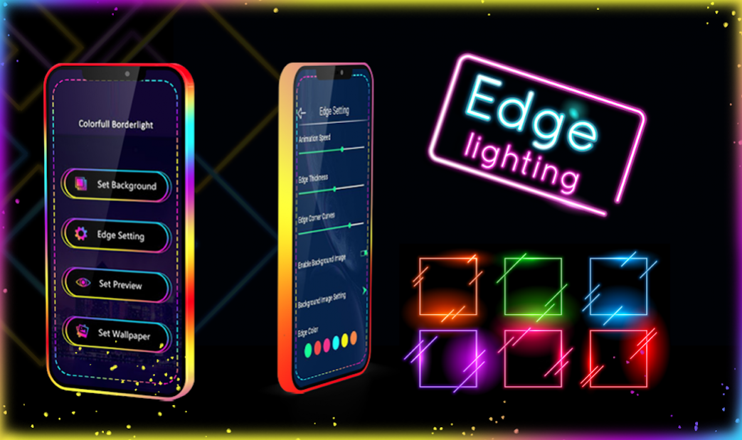 Download Edge Lighting - Borderlight Live Wallpaper on PC with MEmu