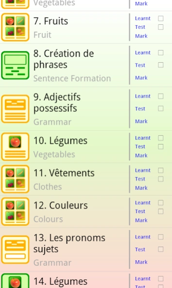 efTeacher - Learn French Screenshot
