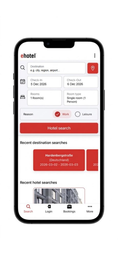 ehotel® hotel booking platform 6.5.0 Screenshot