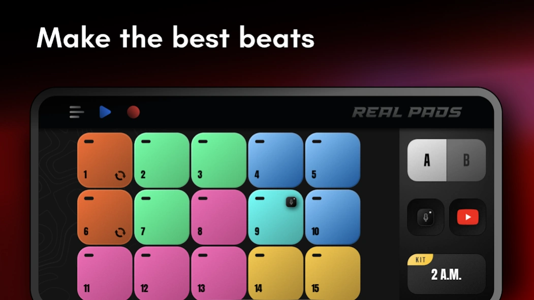 Review Screenshot - An Engaging Drum Pads App