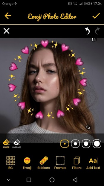 photo edit background emoji
