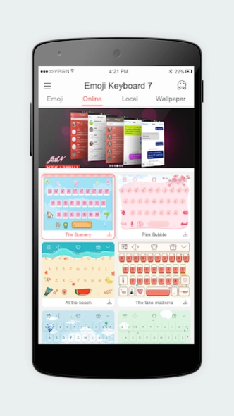 Emoji Keyboard 7 - Cute Sticke 8.21 Screenshot