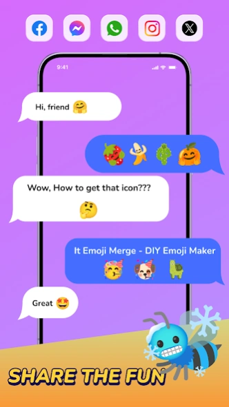 Emoji Merge - DIY Emoji Maker 21 Screenshot