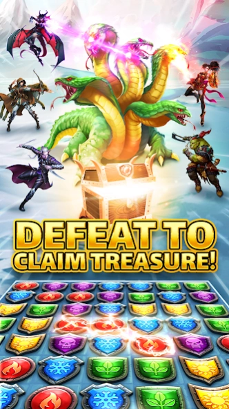 Review Screenshot - Puzzle Game – Defeat all the Monsters by Matching Elemental Gems