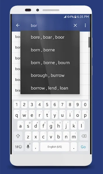 English Confused Words Screenshot