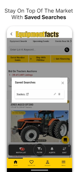 Equipmentfacts Live Auctions 2.10.3 Screenshot