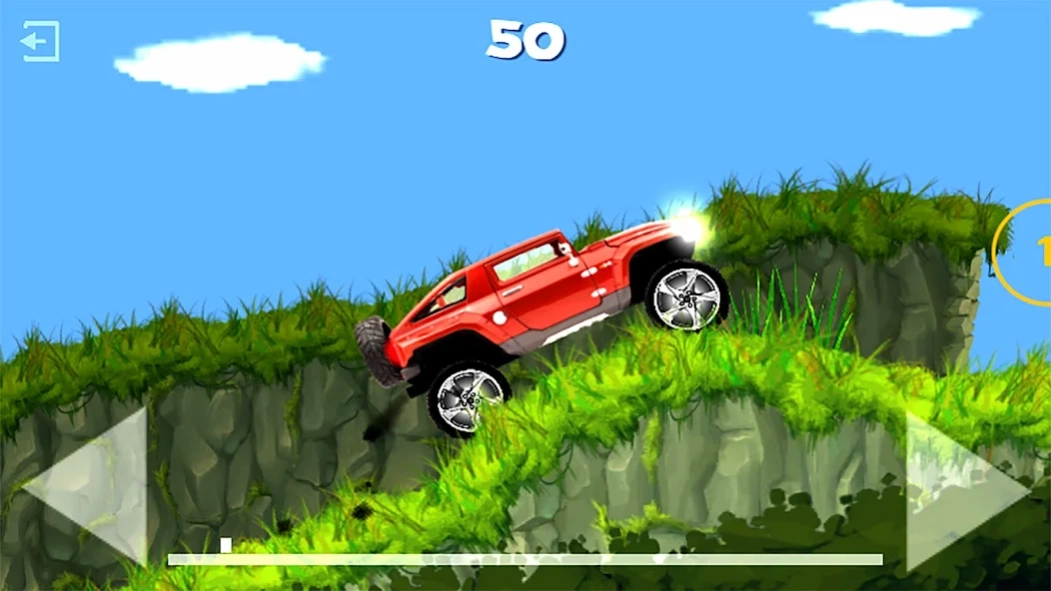 Review Screenshot - Hill Racing Game – Avoid Crashing Your Car