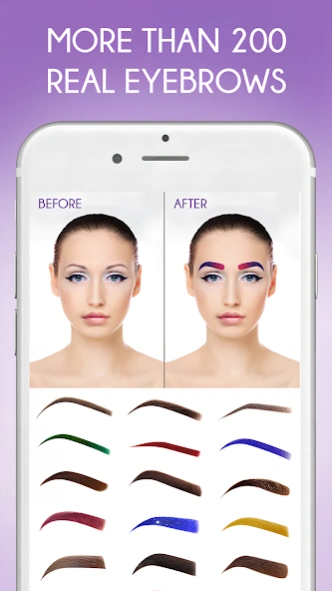Eyebrow Filter Camera Screenshot
