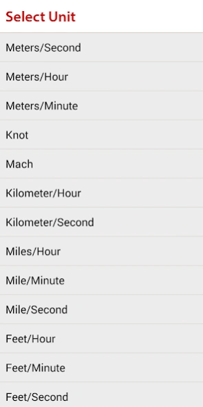 EZ Unit Converter 1.1 Screenshot