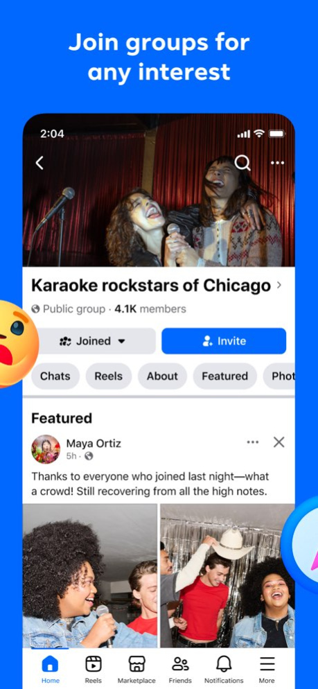 Facebook 554.0.0 Screenshot