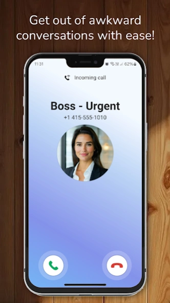 Review Screenshot - A Very Cool Fake Call App