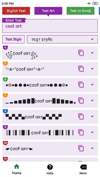 cool text symbols