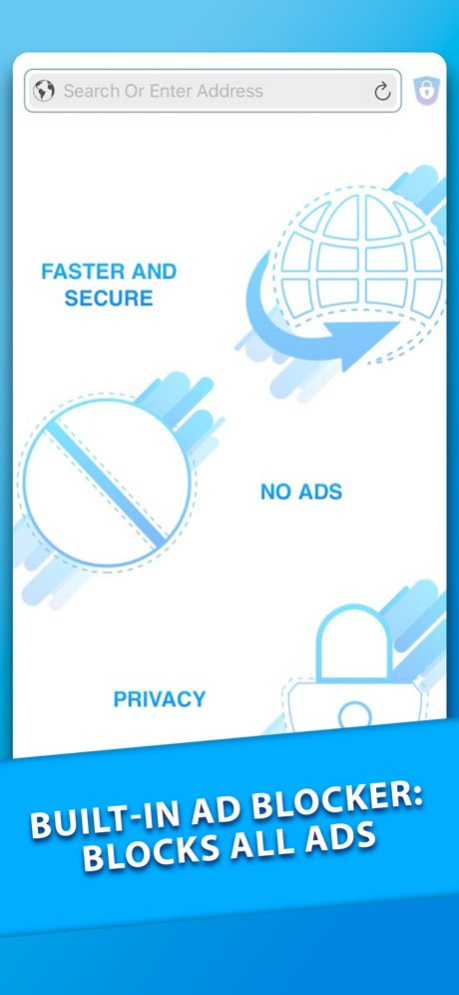 Fast Private Internet Browser 1.1 Screenshot