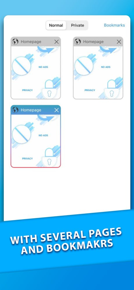Fast Private Internet Browser 1.1 Screenshot