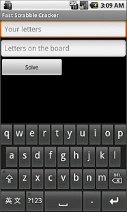 scrabble word finser