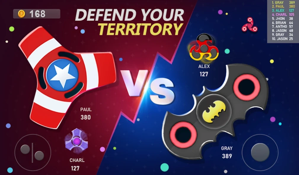 Review Screenshot - Fidget Spinner Game – How Big Can You Become?