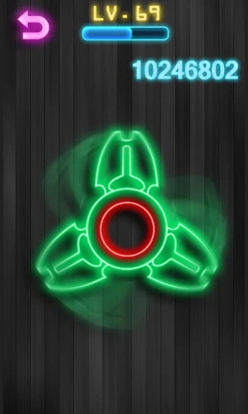 Review Screenshot - Fidget Spinning Game – Unwind by Spinning Virtual Fidget Spinners