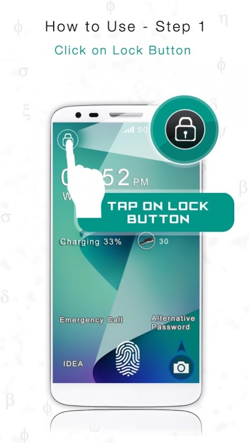 Fingerprint LockScreen Prank 1.2 Screenshot