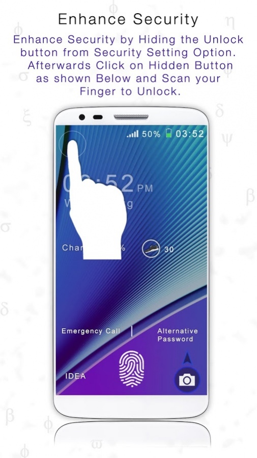 Fingerprint LockScreen Prank 1.2 Screenshot