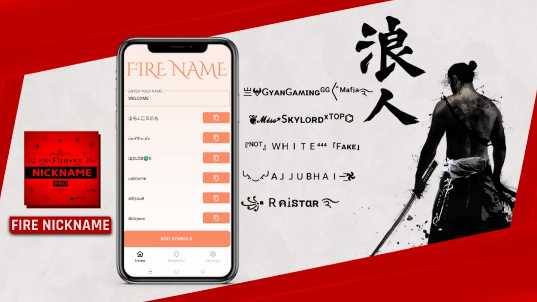 Name style fire : Nicknames APK for Android Download