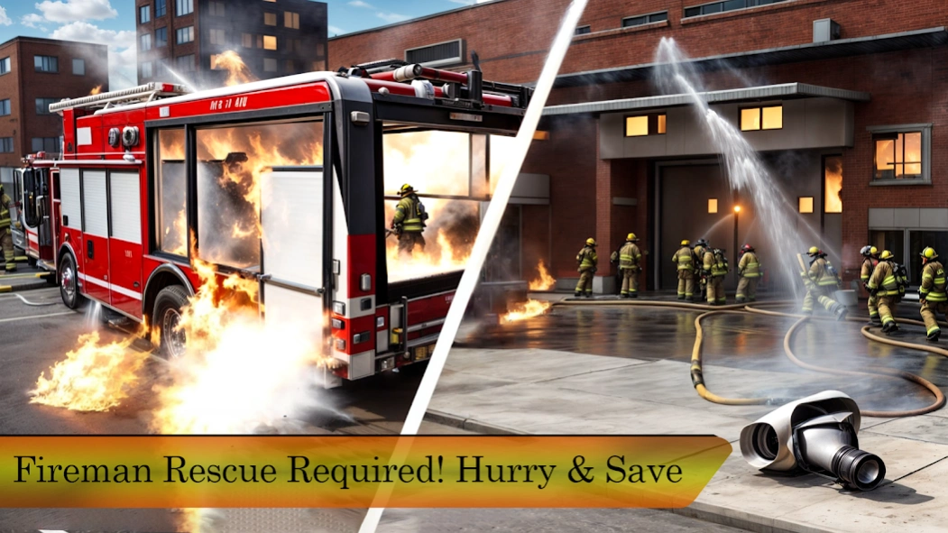 Firefighter Fire Truck Driving 5.8 Screenshot