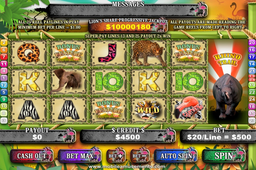 Flamingo Safari Slots 15.0 Screenshot