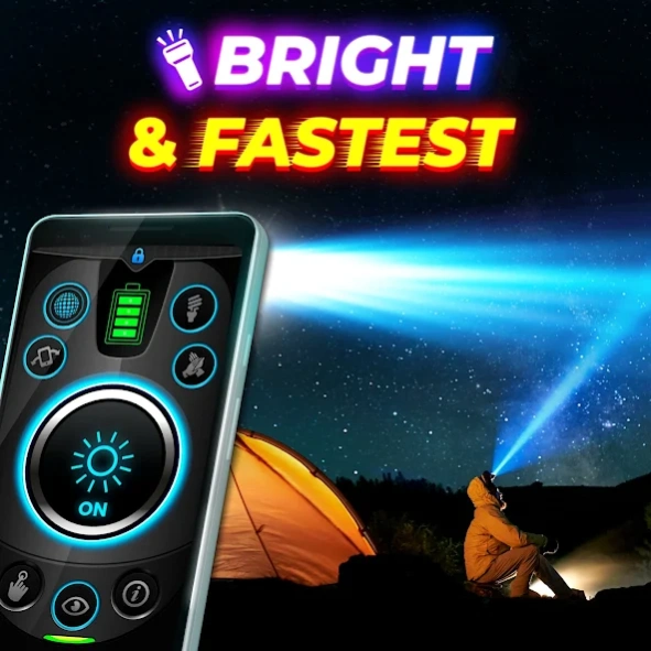 Review Screenshot - Flashlight App – Light up the Darkness