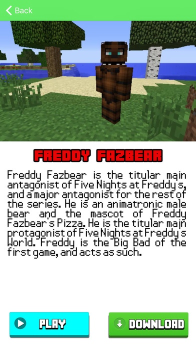 The Five Nights at Freddy's Mod Minecraft Mod