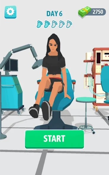 Review Screenshot - Foot Clinic Simulator – Feel Relaxed While Providing Foot Car Treatments