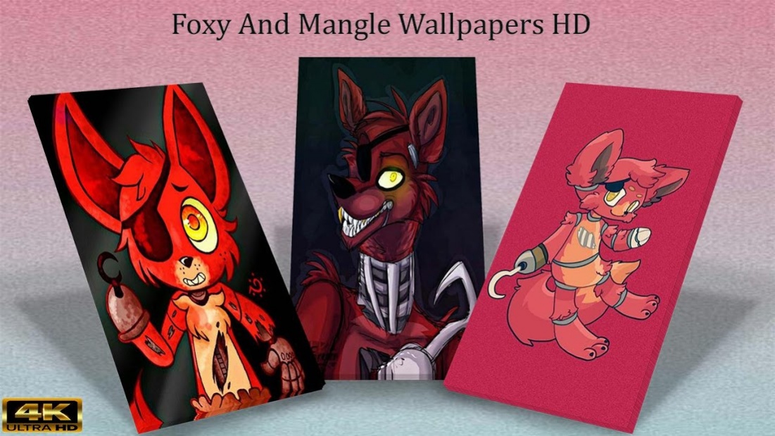 Foxy and Mangle Fnaf 4K Wallpapers 2019