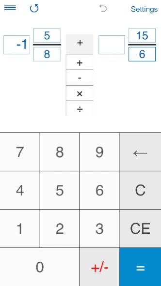 Fraction Calculator 4in1 Screenshot