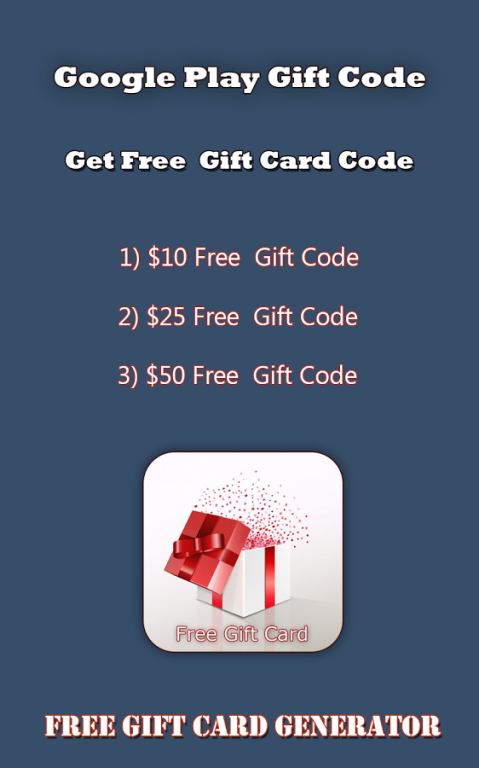 free google play gift card | get free google play codes | Google play gift  card, Google play codes, Gift card generator