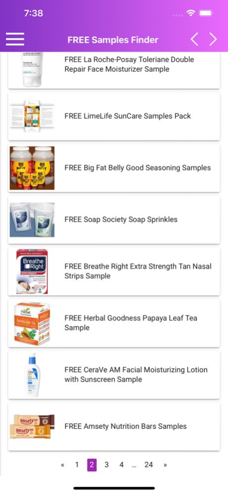 FREE Stuff, Samples & Freebies 4.1 Screenshot