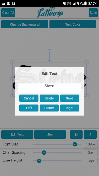 Free Text Tattoo Maker 1.0.0 Screenshot