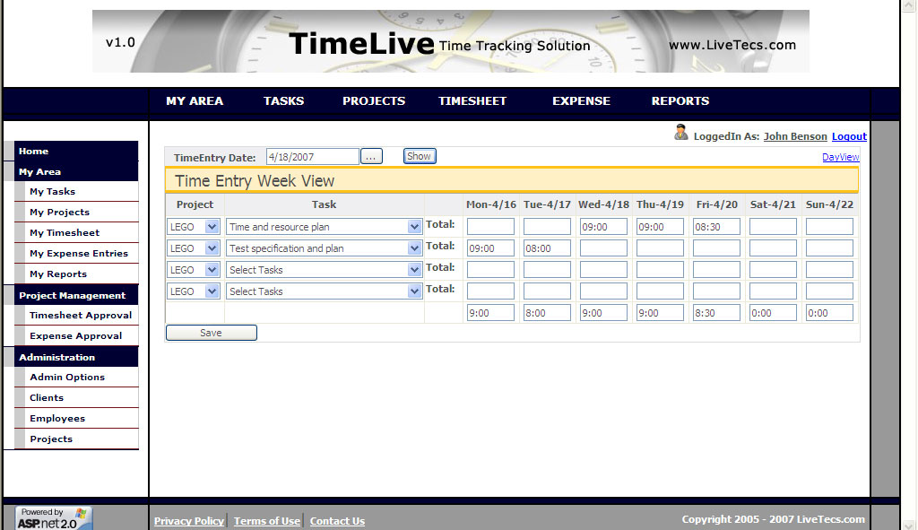 employee time tracking software free download