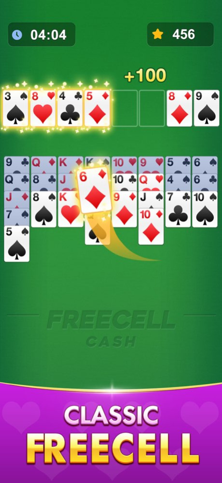 FreeCell Solitaire: Win Cash 1.0.9 Screenshot