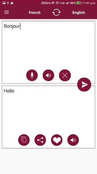 French - English Translator 1.9 Screenshot
