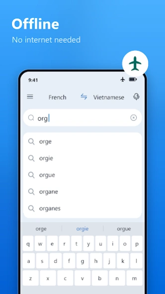 French-Vietnamese Dictionary 3.0.1 Screenshot