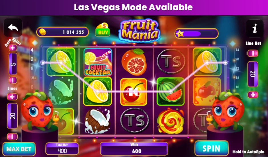 Fruit Mania - Cocktail Slot 55.5 Screenshot