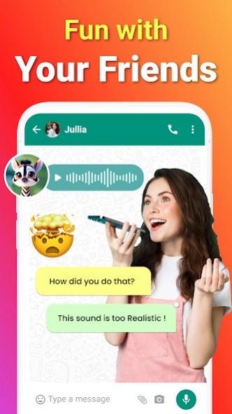 Fun Voice Changer Sound Effect Screenshot