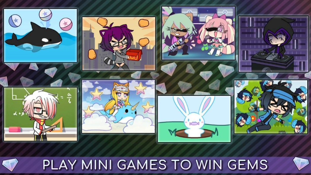 sachin and babi light blue dress Gacha Club: Play Online For Free On Playhop main image 0