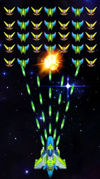 Review Screenshot - A Fast-Paced and Entertaining Galaxy Invaders Game