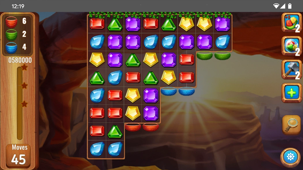 Review Screenshot - Match-3 Game – Can You Eliminate all the Elements in the Allotted Number of Moves?