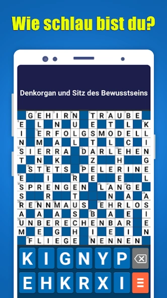 German Crossword Classic Word 1.9 Screenshot